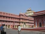 Jaipur: Innenhof des Maharaja-Palastes- ffentlich zugnglicher Teil