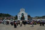 San Juan Chamula: Osterzeremonie vor der Kirche