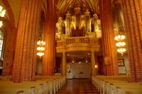Die Deutsche Kirche, Innenansicht der Orgel