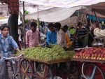 Jodhpur: Obststand auf dem Markt