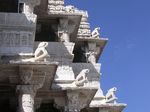 Udaipur: Detail des Tempeldachs