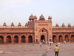 Fathepur Sikri: Innenhof der Moschee