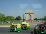 New Delhi: Tucktuck am India Gate