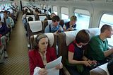 Komfortables Reisen im Shinkansen