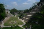 Palenque: Blick auf die Ruinenstätte