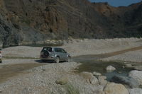 Furt im Wadi Al Abreeyin