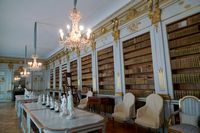 Bibliothek in Schloss Drottningholm