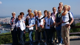 Gruppenfoto: Reisefreunde Herne in Budapest
