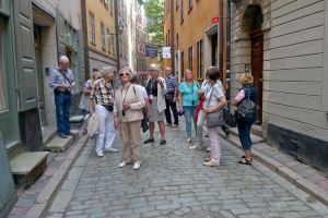 Reisefreunde in Stockholm