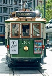 Historische Tram in Christchurch
