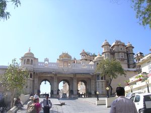 Udaipur - Zugang zum Stadtpalast