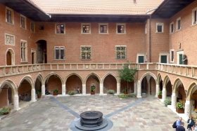 Krakau: Innenhof des Collegium Maius