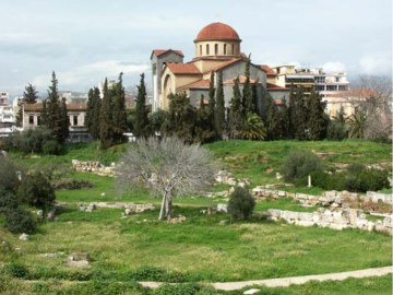 Athen: Kirche und Friedhof Agia Triada